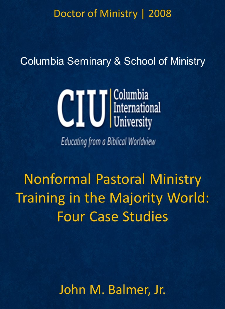 Title details for Nonformal Pastoral Ministry Training in the Majority World: Four Case Studies by John M. Balmer, Jr. - Available